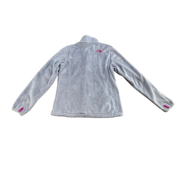 The North Face Gray Pink Trim Full Zip Jacket - Women's Small - Picture 4 of 12